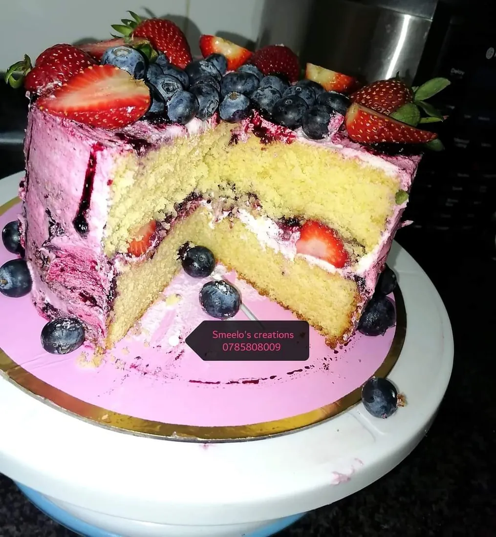 Fresh Berry Layer Cake