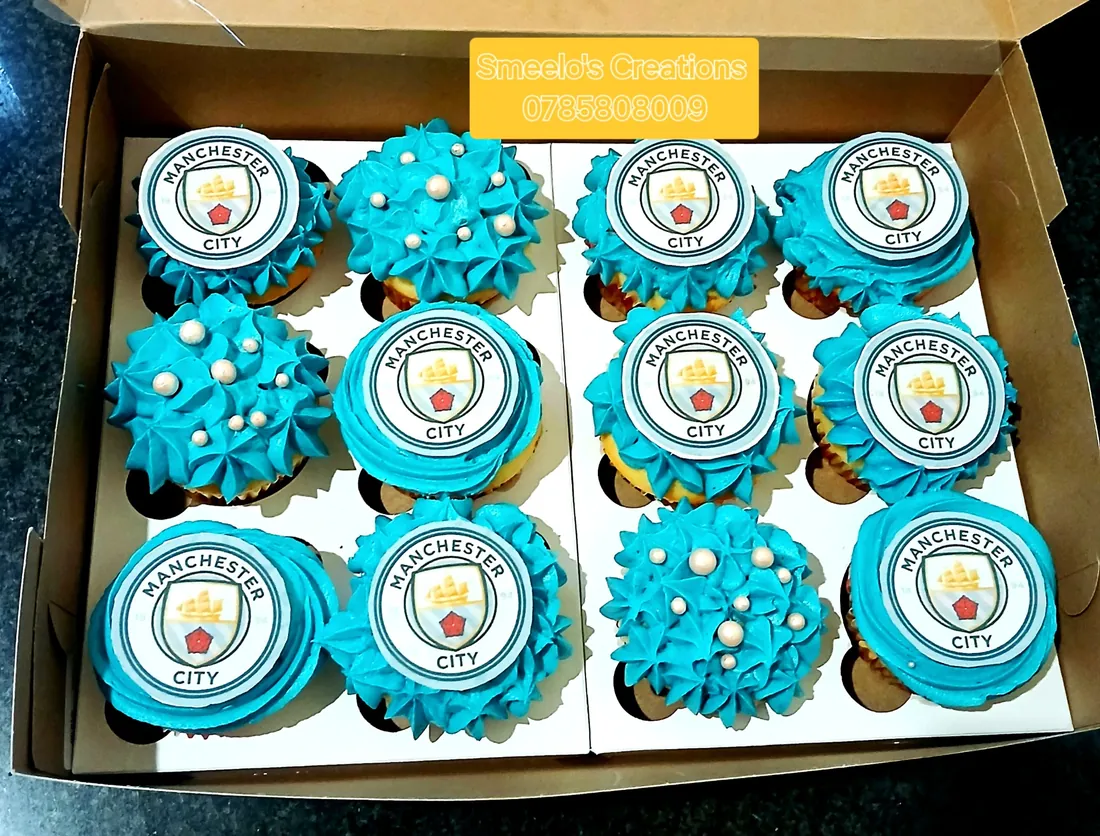 Football-Themed Cupcakes