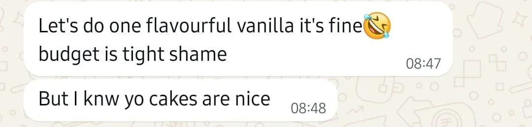 Customer feedback screenshot 6